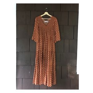 Christy Dawn Basil dress, Tikka Block (XL)